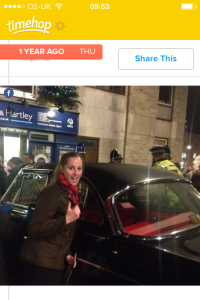 Time Hop 1 year ago