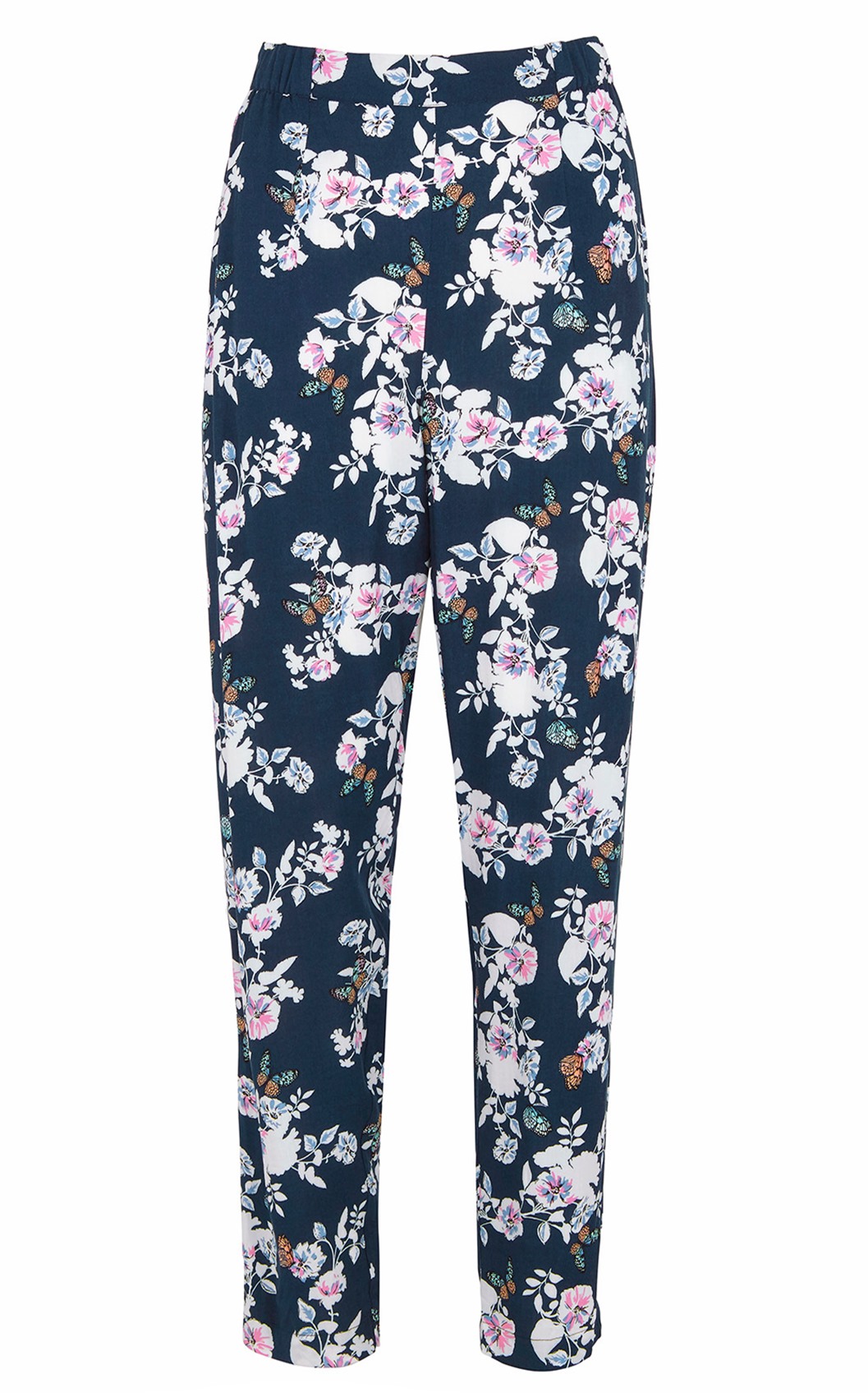 Floral Print Trousers
