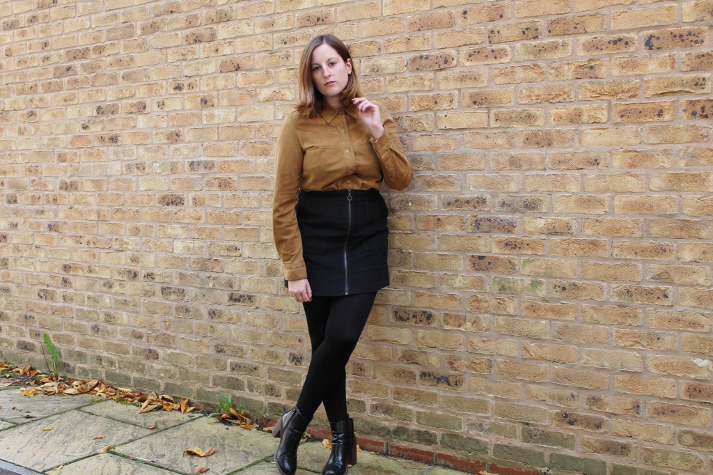 Suede Skirt