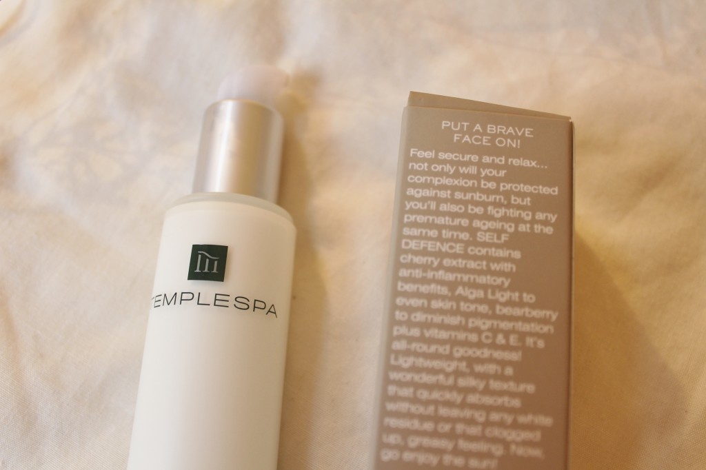 temple spa face defence