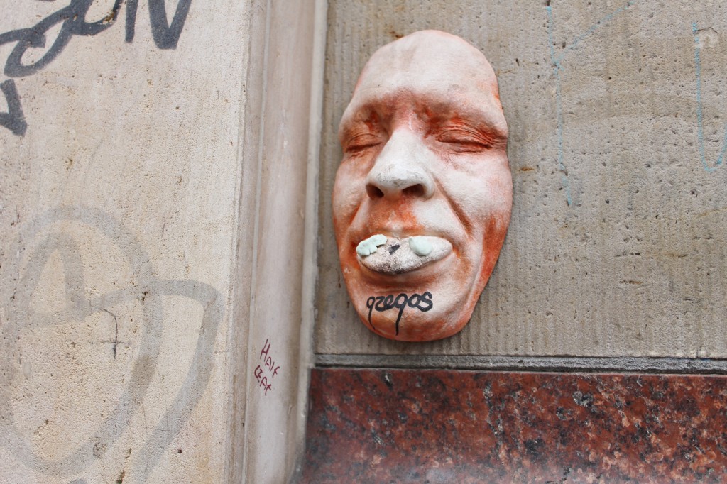 Creepy Face in Amsterdam